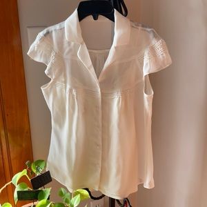 Vintage Ann Taylor Loft sheer top with cami.